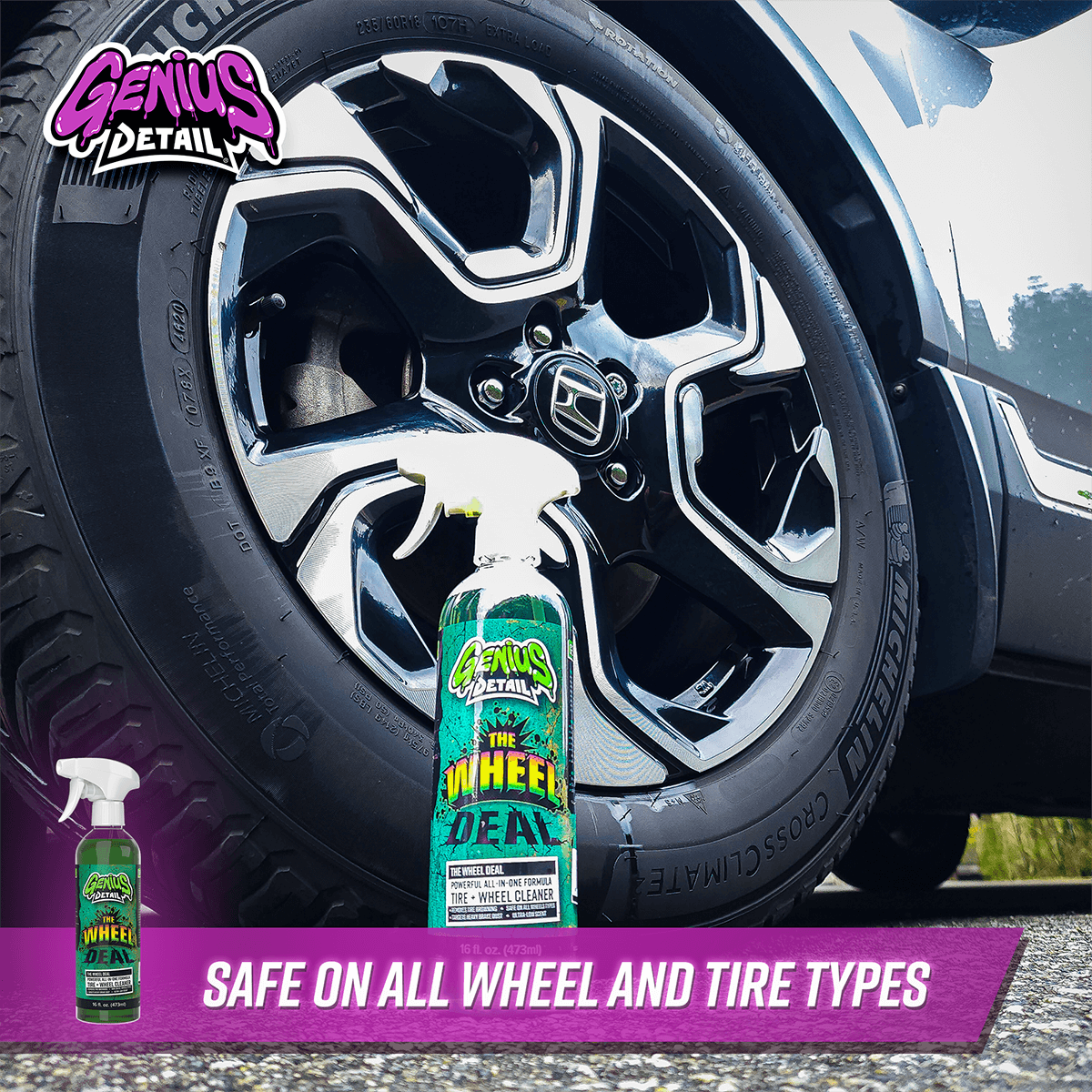 Safe On All Wheel and Tire Types