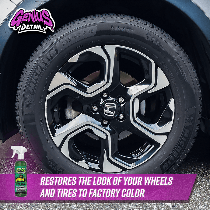 Restores The Look Of Your Wheels And Tires To Factory Color