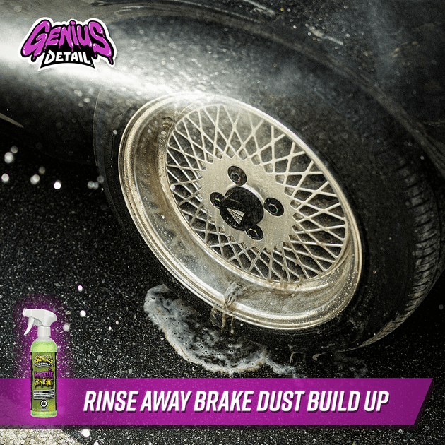 Rinse away brake dust build up