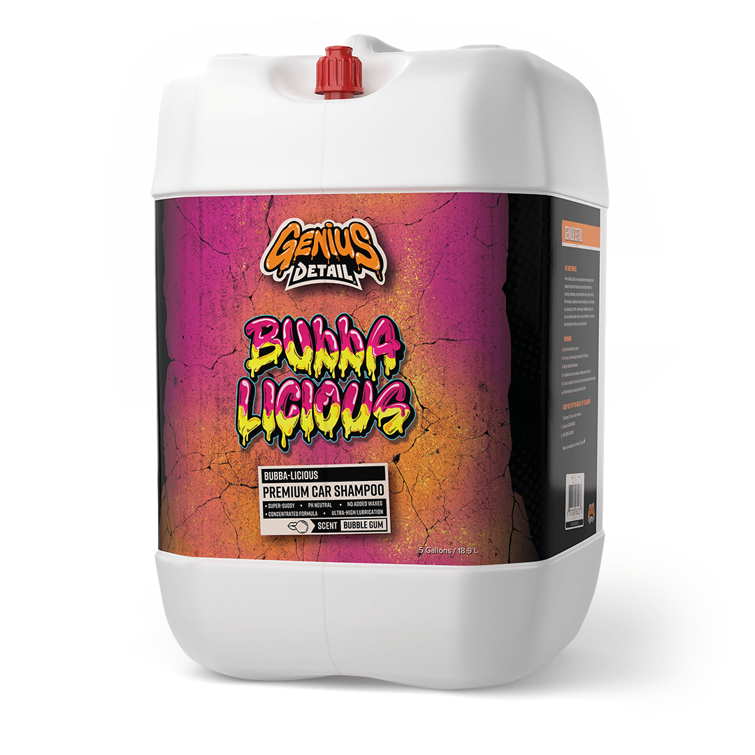 Genius Detail's Bubba-Licous Premium Waxless Car Shampoo - 5 Gallon (18.9L)