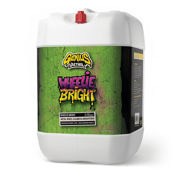 Genius Detail's Wheelie Bright Metal Wheel Cleaner & Brightener - 5 Gallon (18.9L)