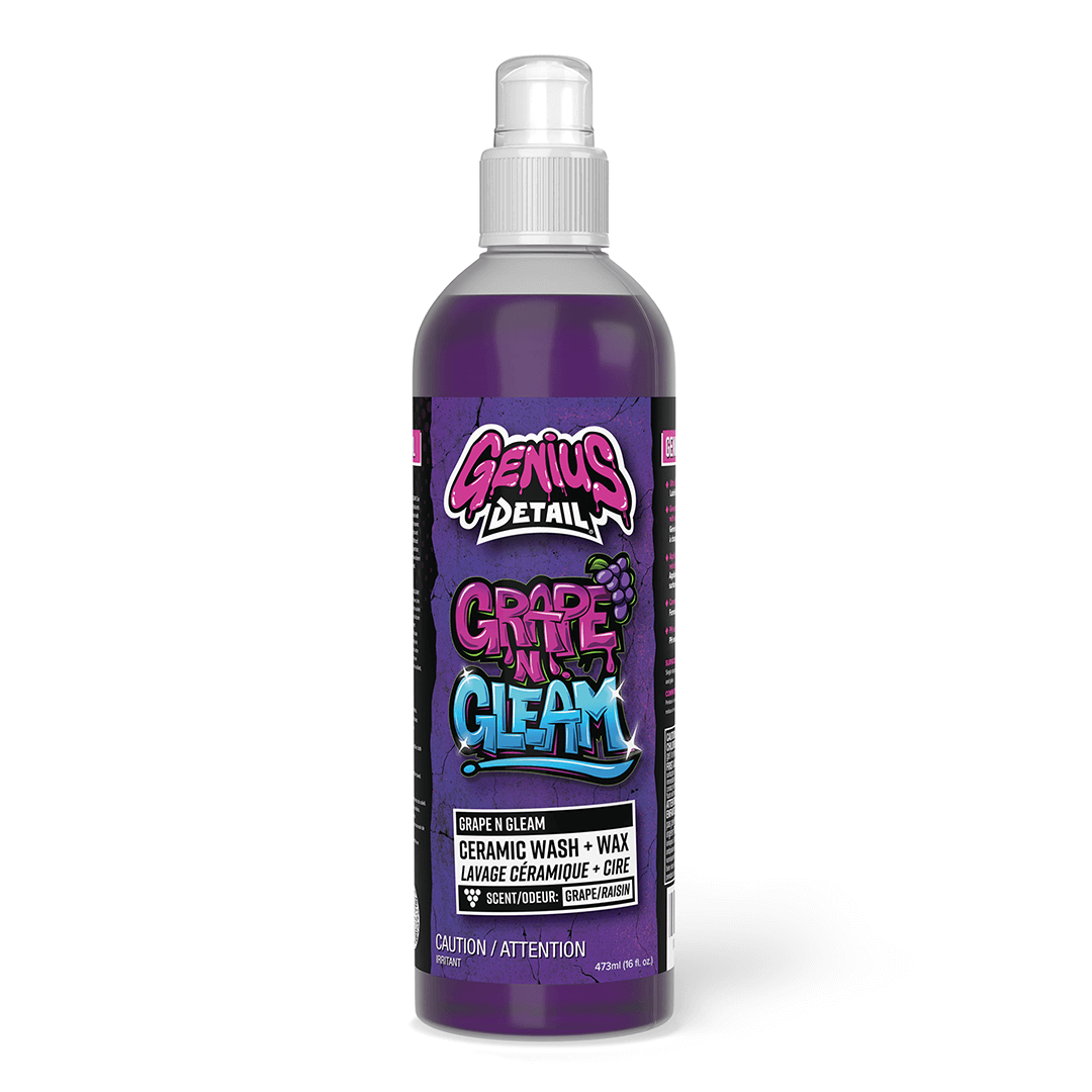 Genius Detail's Grape N Gleam Ceramic Wash & Wax - 16oz (473ml)